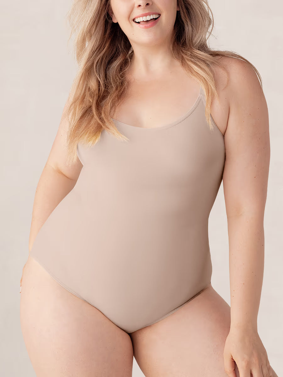 Snatched Scoop-neck Shapewear Bodysuit
