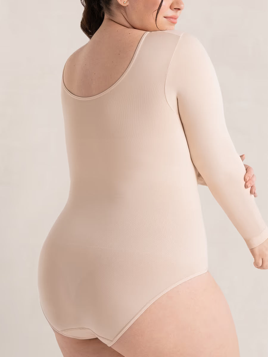 Snatched Long Sleeve Shapewear Bodysuit