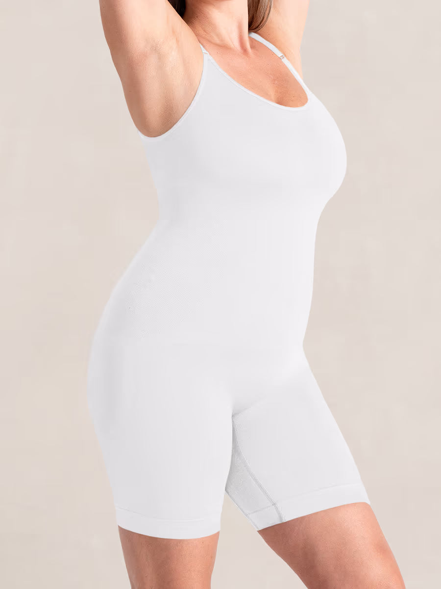 Scoop Neck Mid-Thigh Bodysuit
