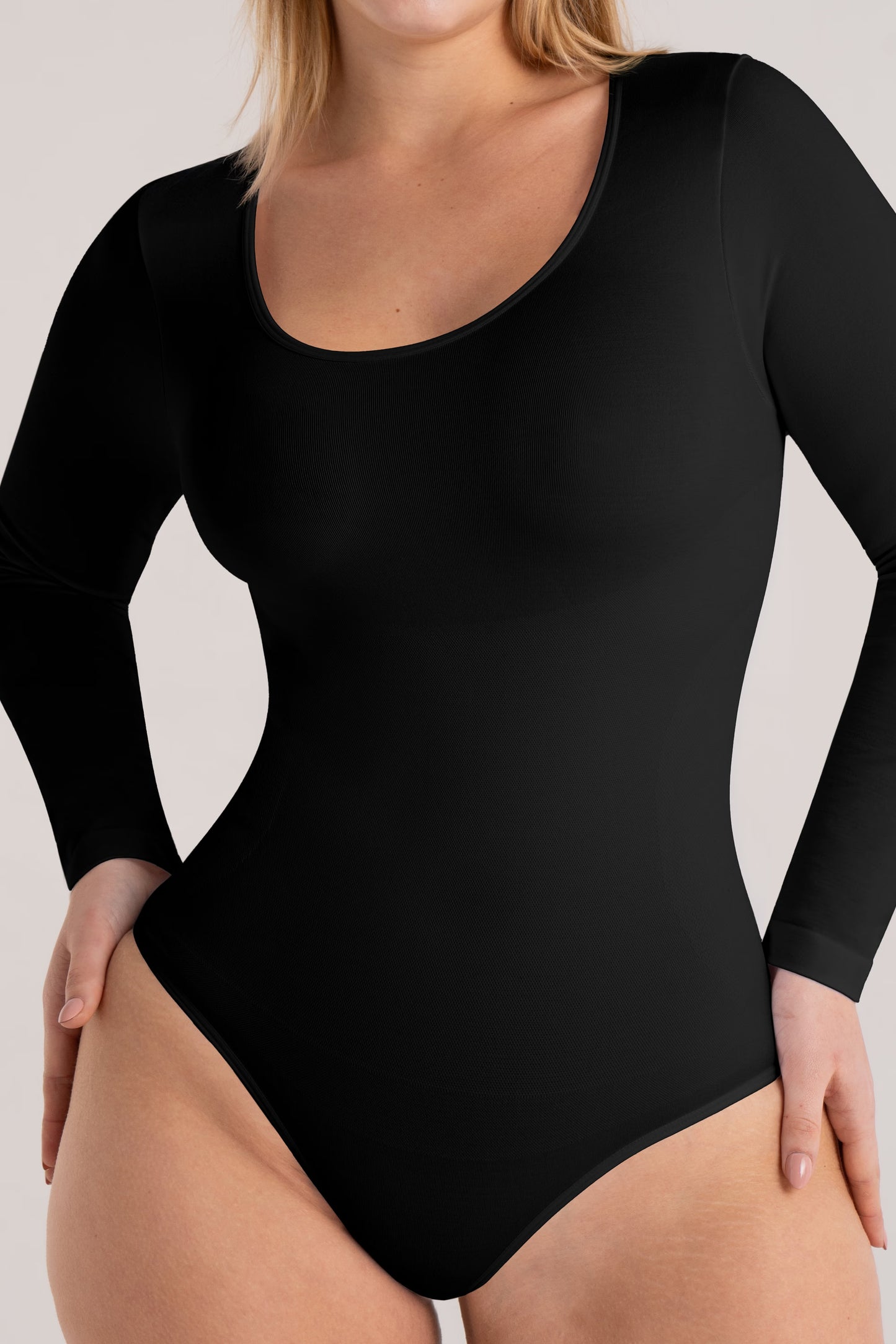 Snatched Long Sleeve Shapewear Bodysuit
