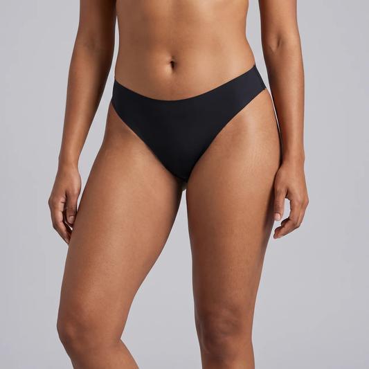 Everyday High-Leg Panty - Black on model