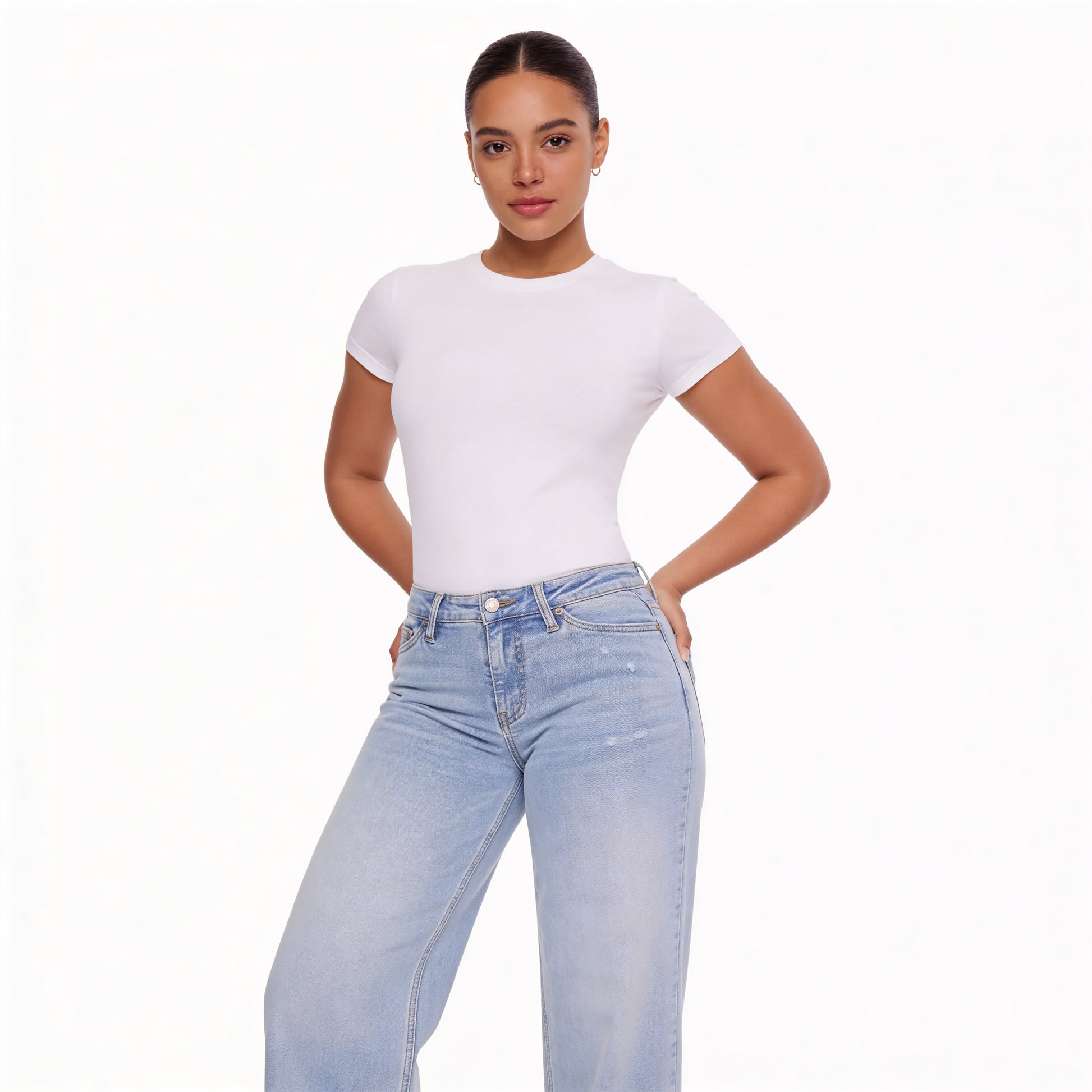 Everyday Wide-Leg Baggy Jeans HER SHAPEWEAR
