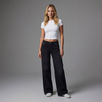 Everyday Wide-Leg Baggy Jeans HER SHAPEWEAR