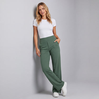 EverFlex High-Waist Wide Leg Pants HER SHAPEWEAR