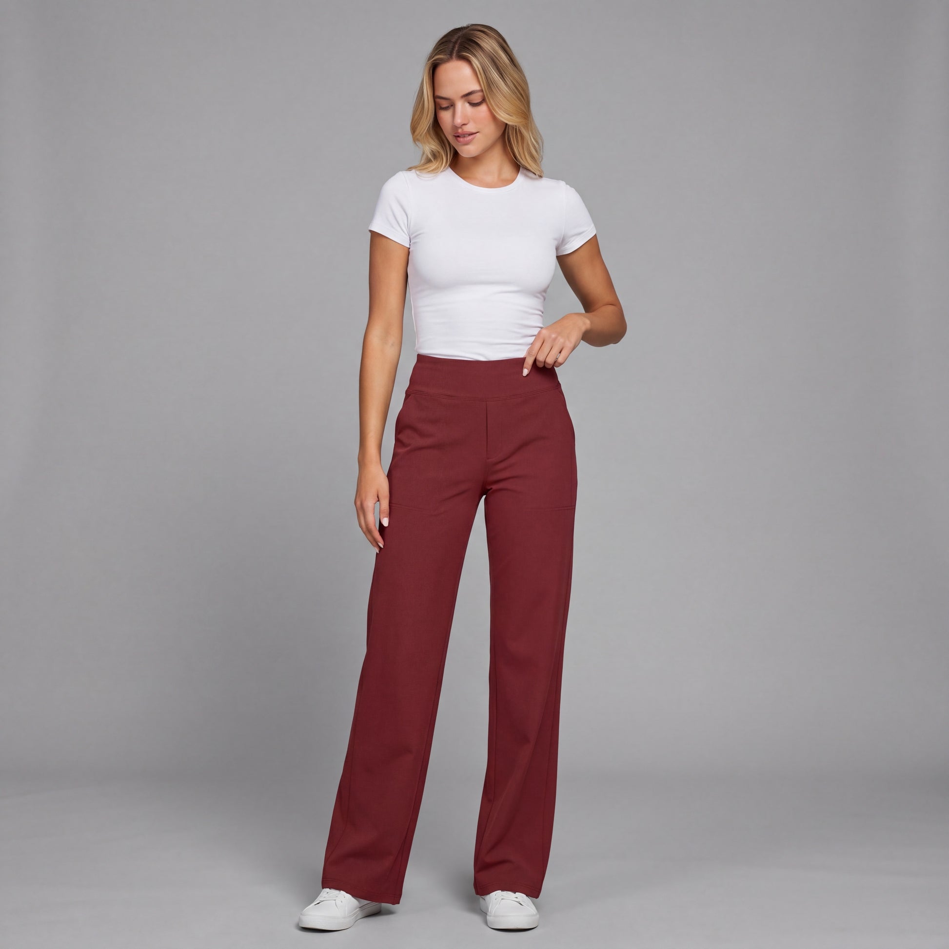 EverFlex High-Waist Wide Leg Pants HER SHAPEWEAR