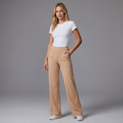 EverFlex High-Waist Wide Leg Pants HER SHAPEWEAR