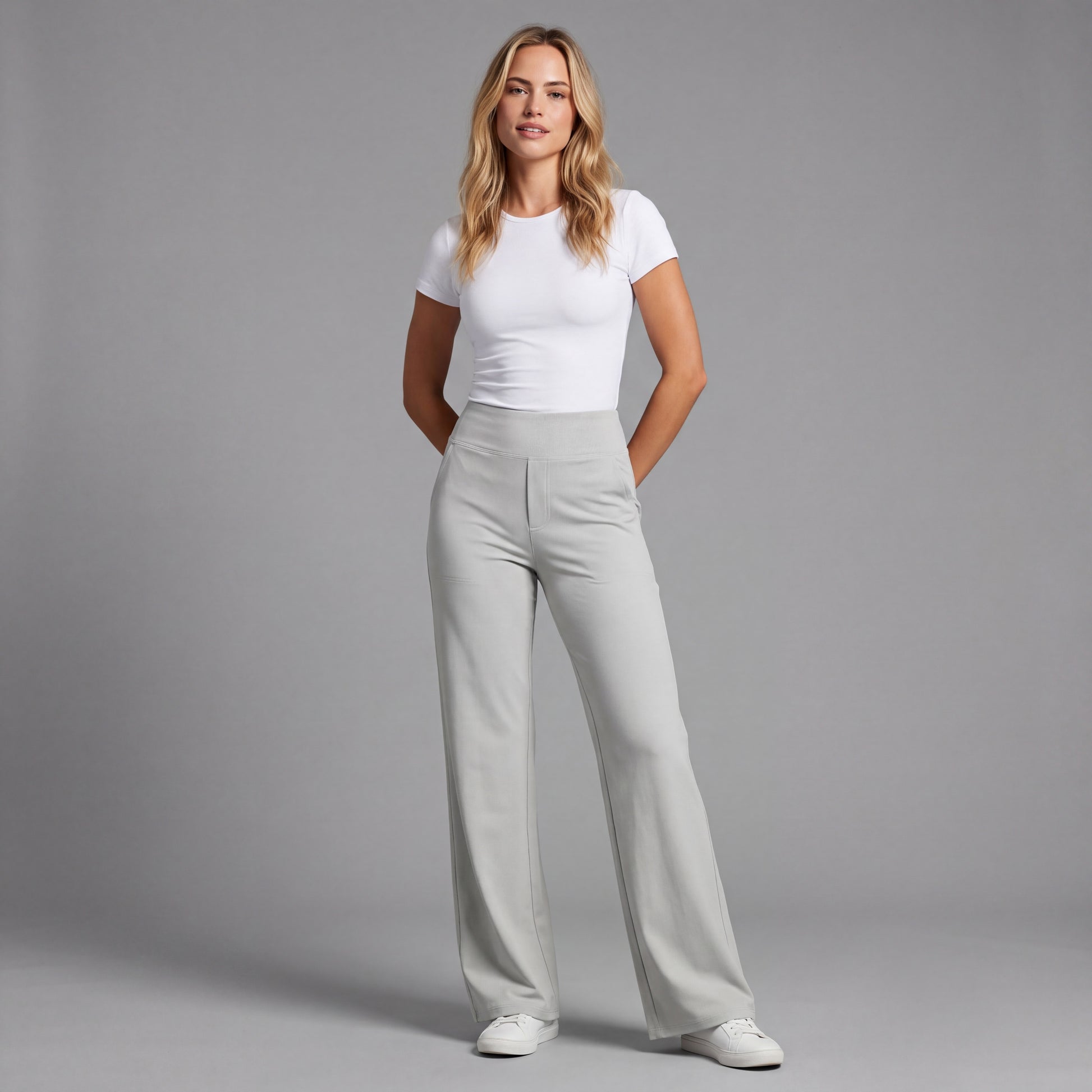 EverFlex High-Waist Wide Leg Pants HER SHAPEWEAR