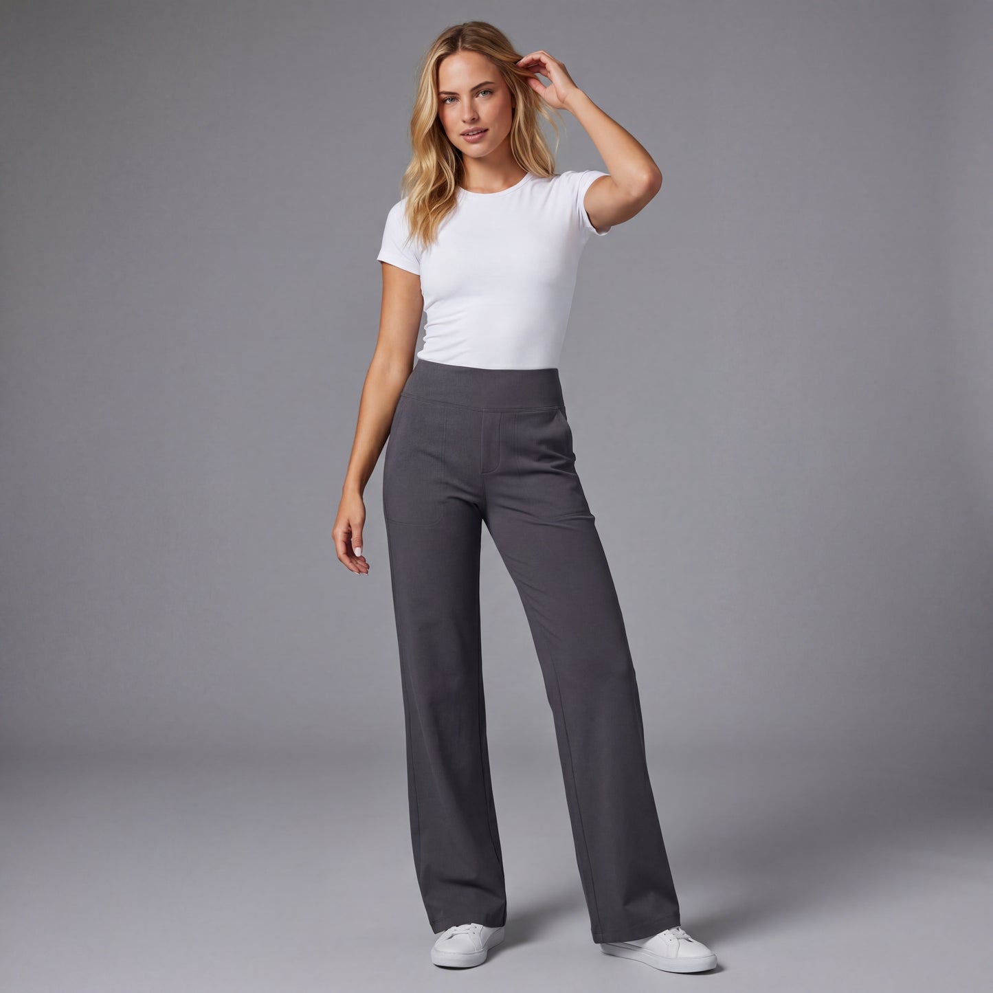 EverFlex High-Waist Wide Leg Pants HER SHAPEWEAR