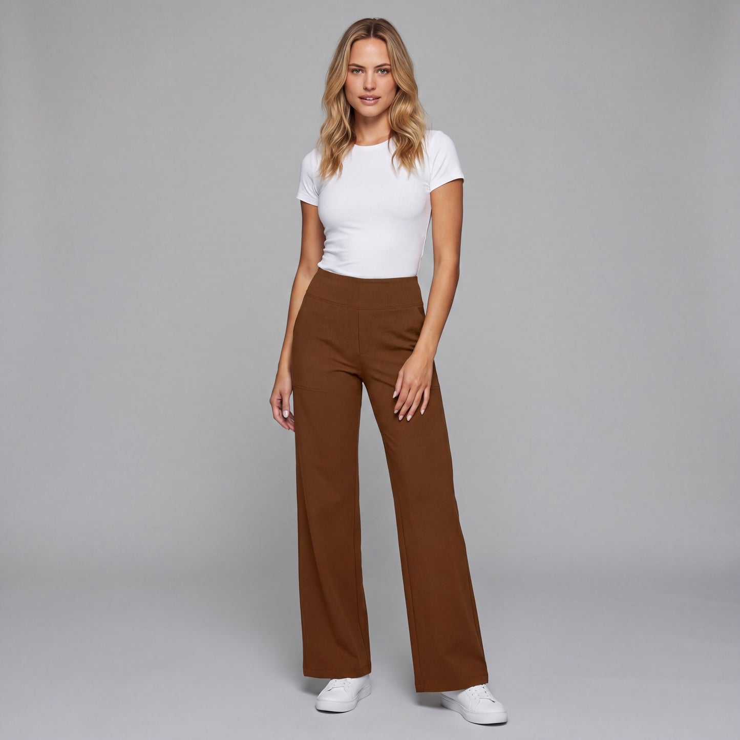 EverFlex High-Waist Wide Leg Pants HER SHAPEWEAR
