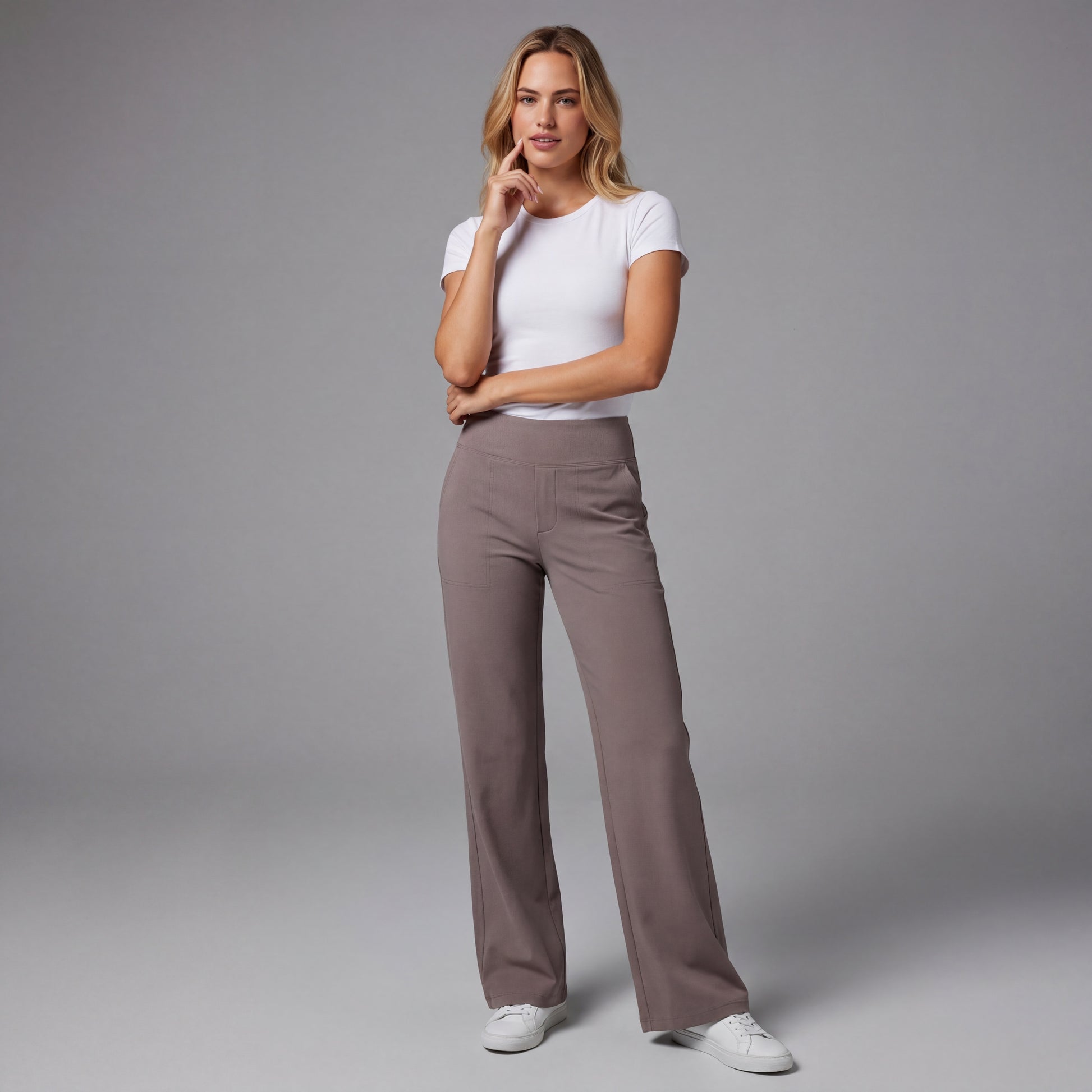 EverFlex High-Waist Wide Leg Pants HER SHAPEWEAR