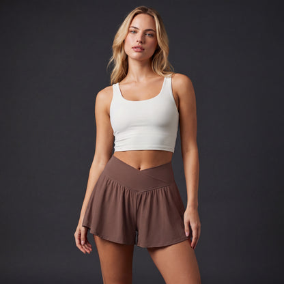 FlutterFlare Crossover 2 in 1 Shorts HER SHAPEWEAR