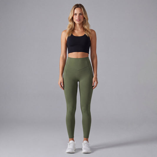 UltraLift™ High-Waisted Scrunch Butt Lift Tummy Control Pocket Leggings HER SHAPEWEAR