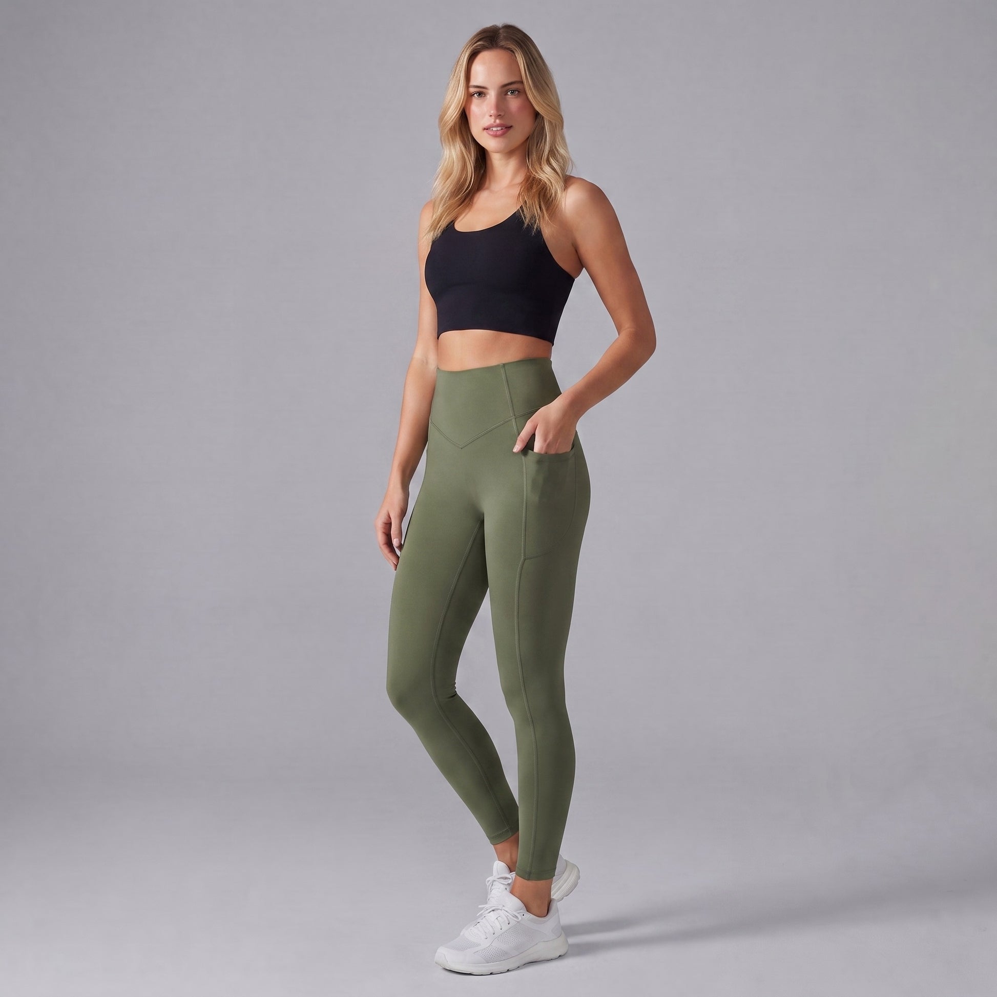 UltraLift™ High-Waisted Scrunch Butt Lift Tummy Control Pocket Leggings HER SHAPEWEAR