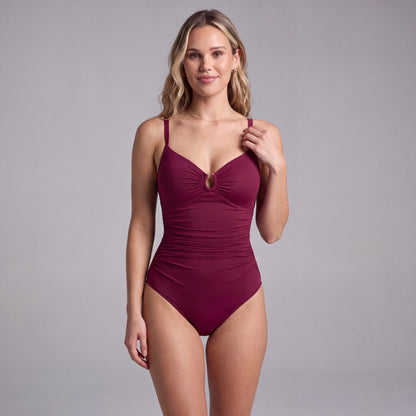 CurveForge™ U-Ring Cut Out Shaping Swimsuit HER SHAPEWEAR