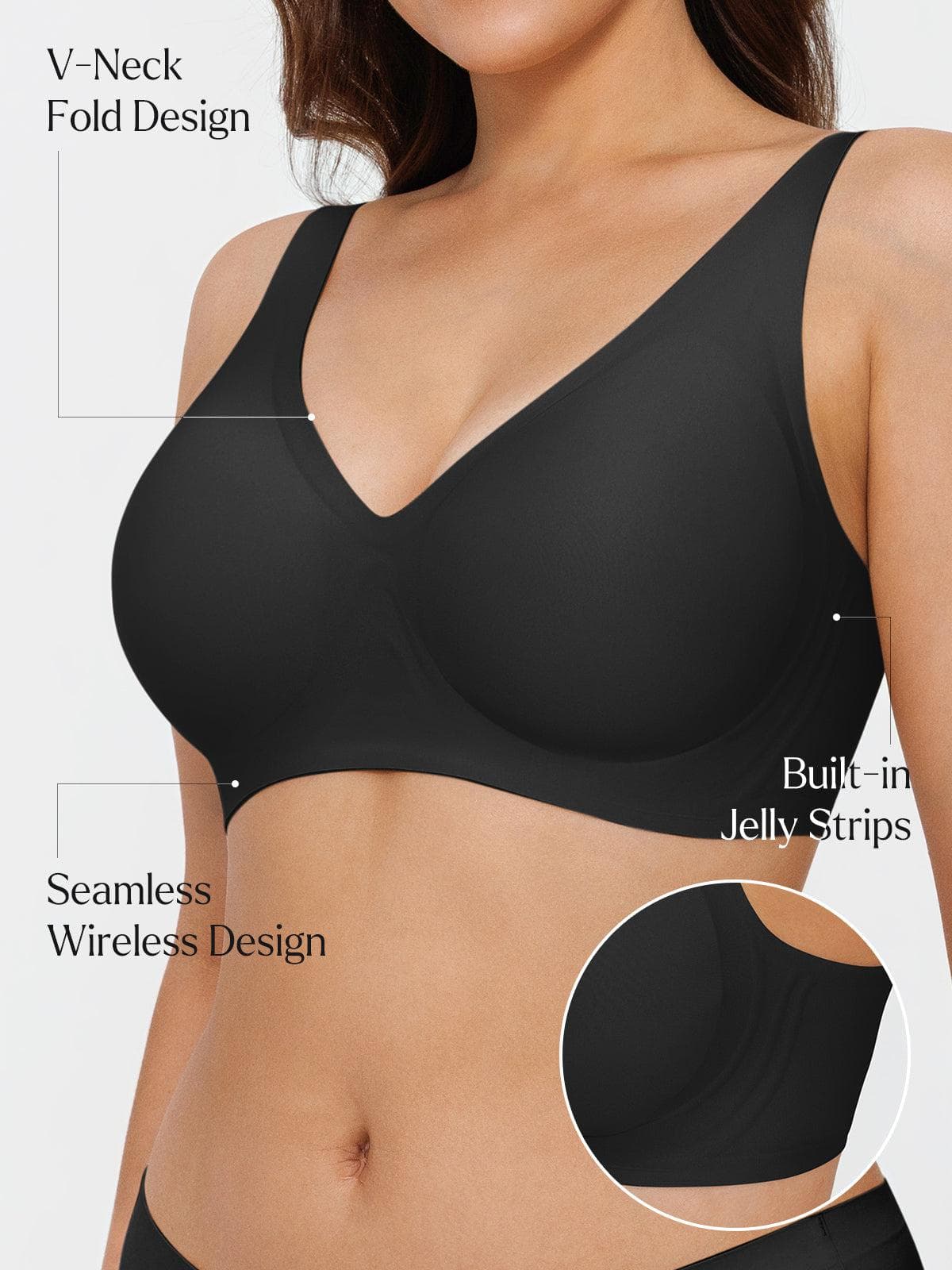 JellySoft Everyday Plunge Bra HER SHAPEWEAR